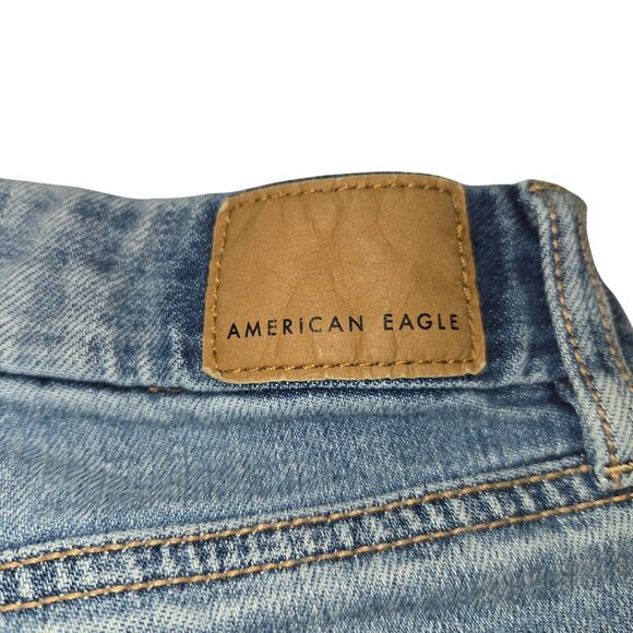 American Eagle Womens 000 Jeans Curvy Super High Rise Baggy Wide Leg Cargo - Picture 5 of 16